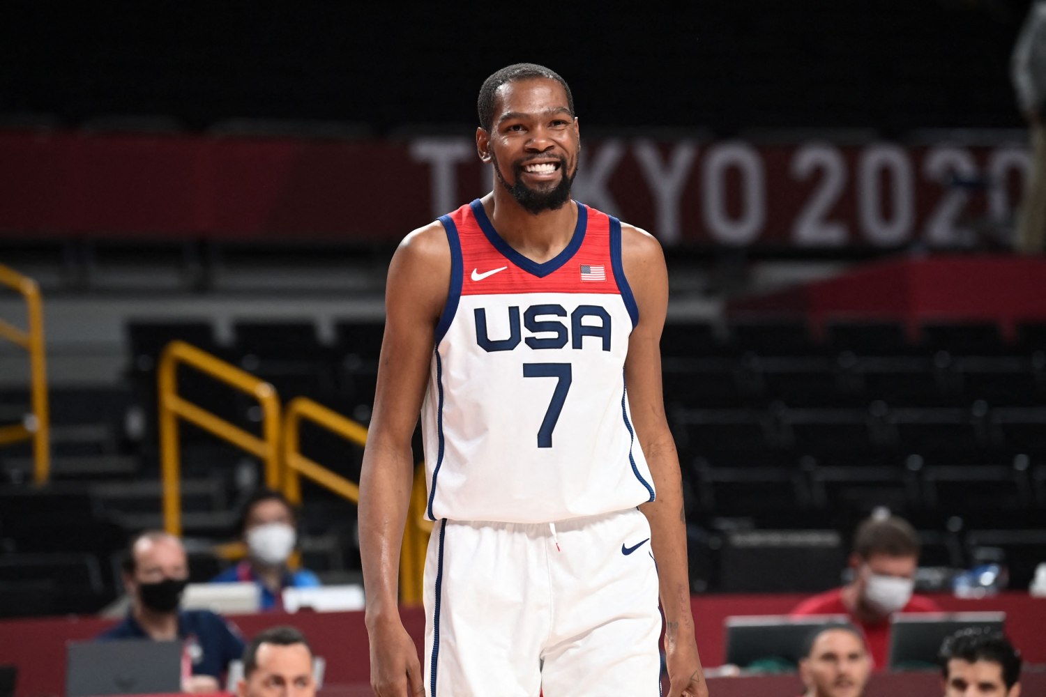 Kevin Durant scores 10, fouls out as U.S. suffers first Olympic