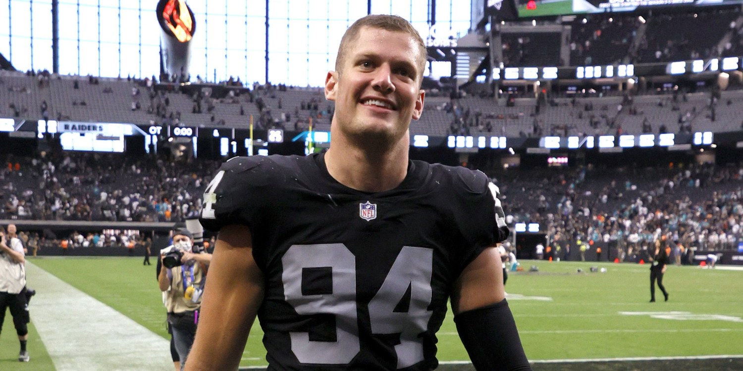 Carl Nassib: Coming out as gay 'great weight off my shoulders'