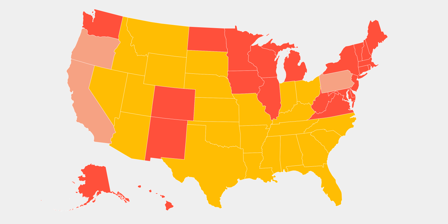 Map These are the states that allow the death penalty