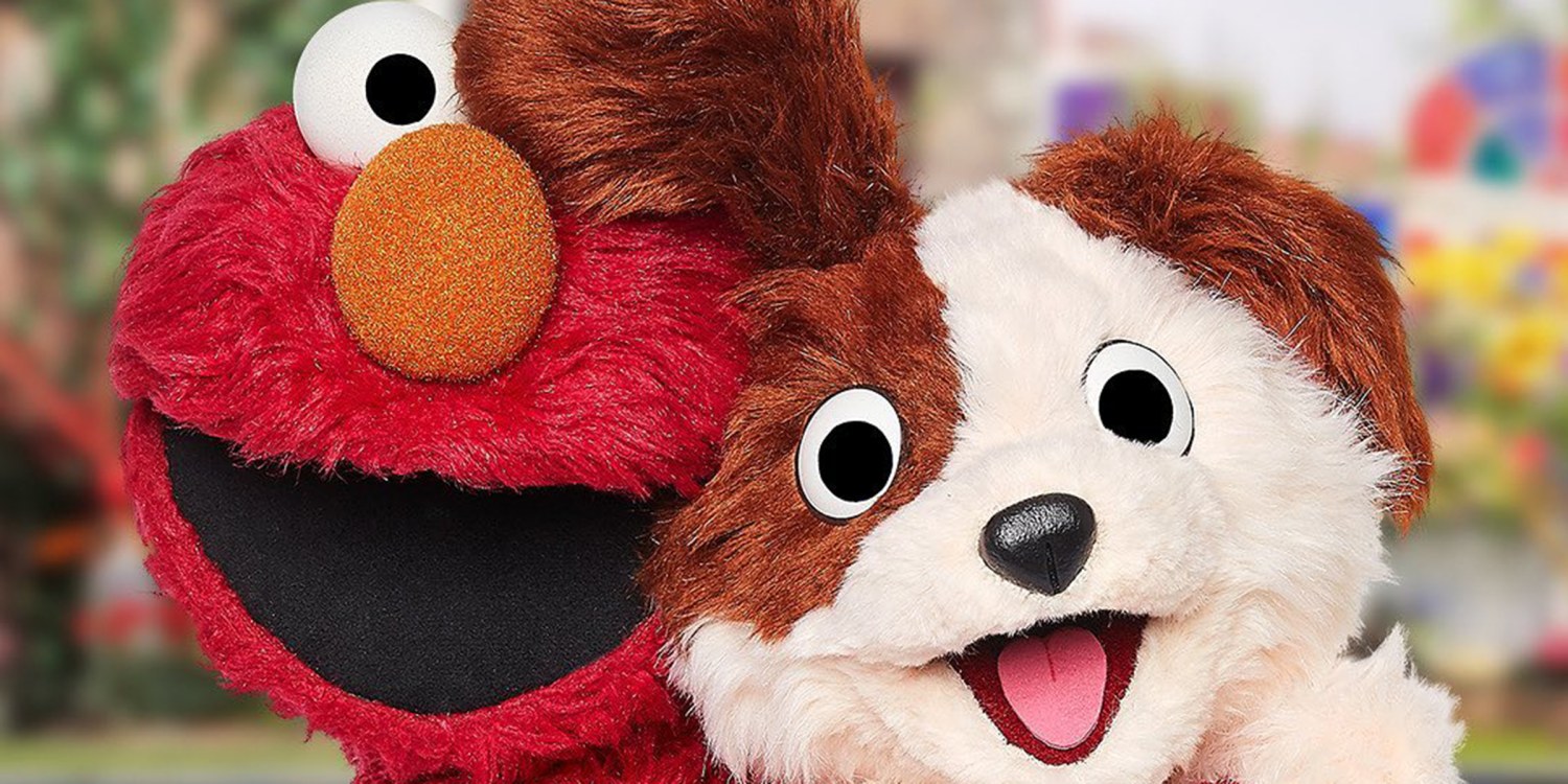 sesame street dog puppet