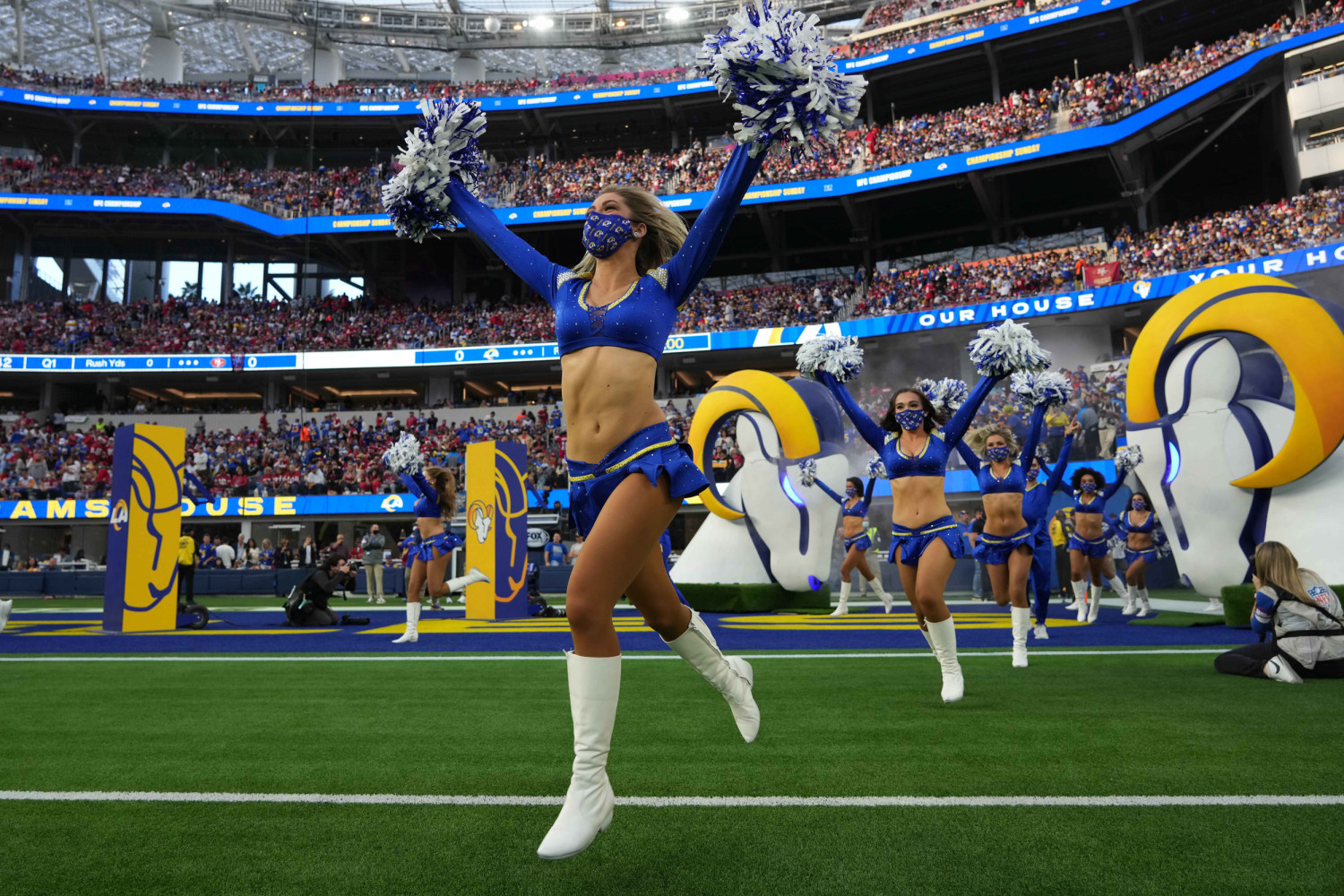 Meet the LA Rams cheerleader who made history