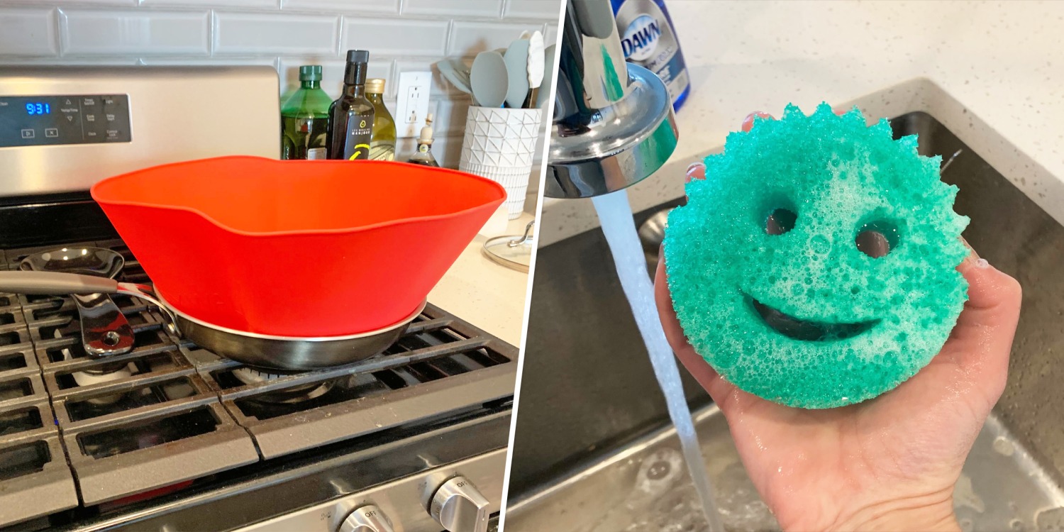  OVVE HOME Soap Dispenser and Sponge Holder Compatible with The Scrub  Daddy Sponge
