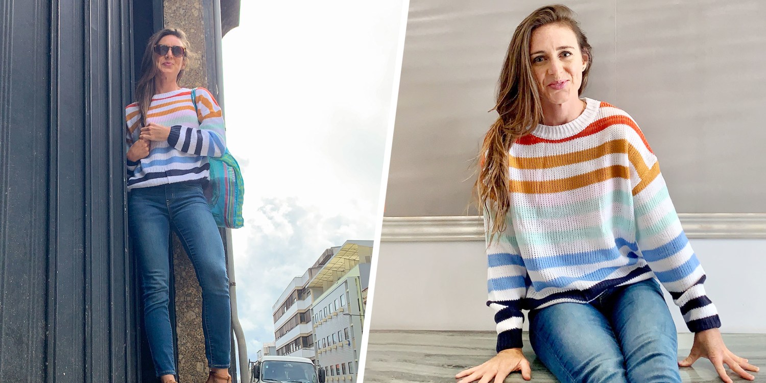 【送料&関税込】Moorer Striped Cotton Sweater Brown and Black Striped Cotton Sweater – Halsbrook