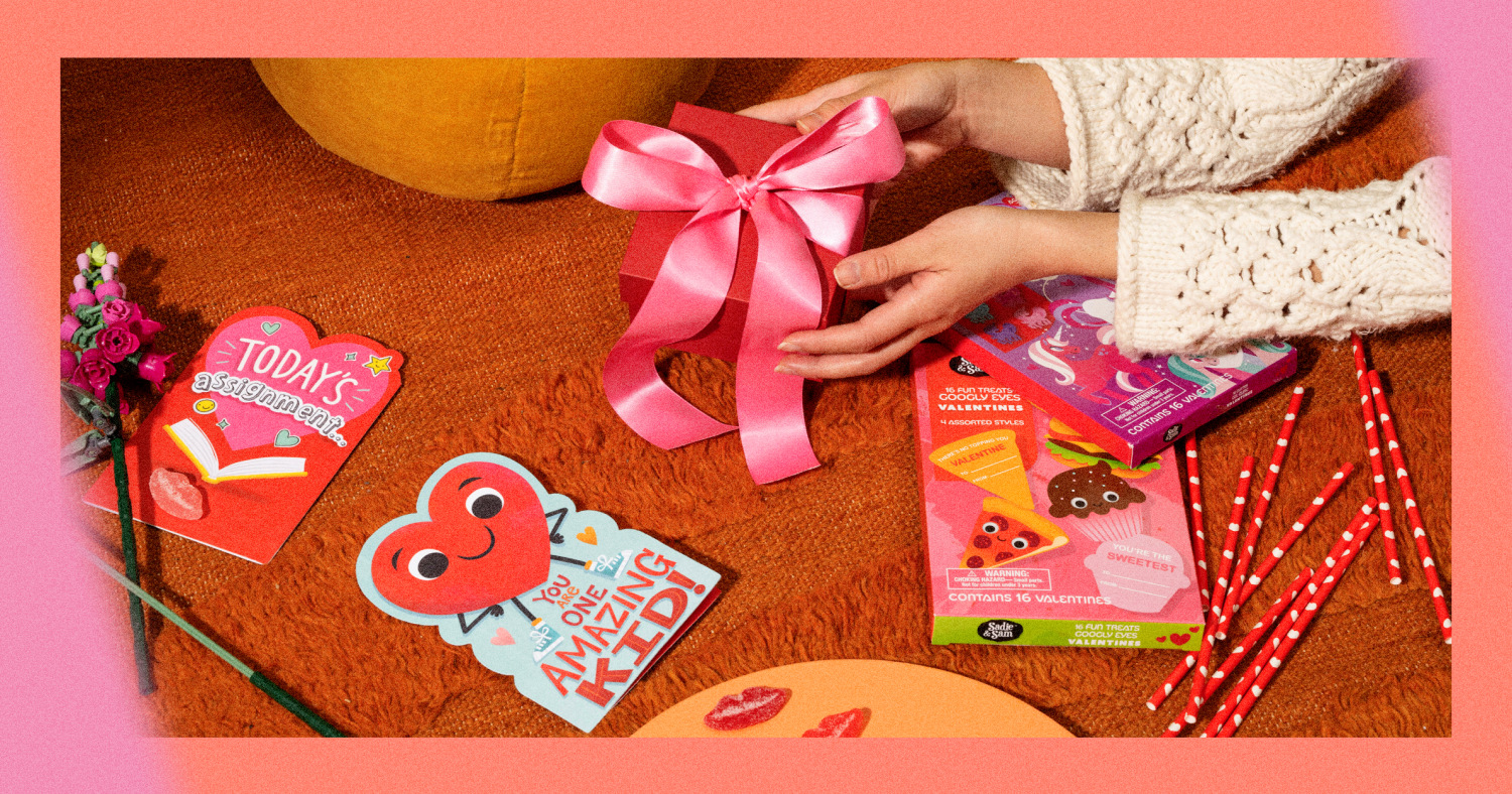 Valentine's Gifts for Kids - Chocolate Treats Mini Tote