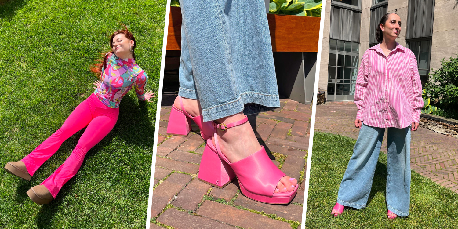 Victoria's Secret Pink High Waist Shimmer Ankle Leggings