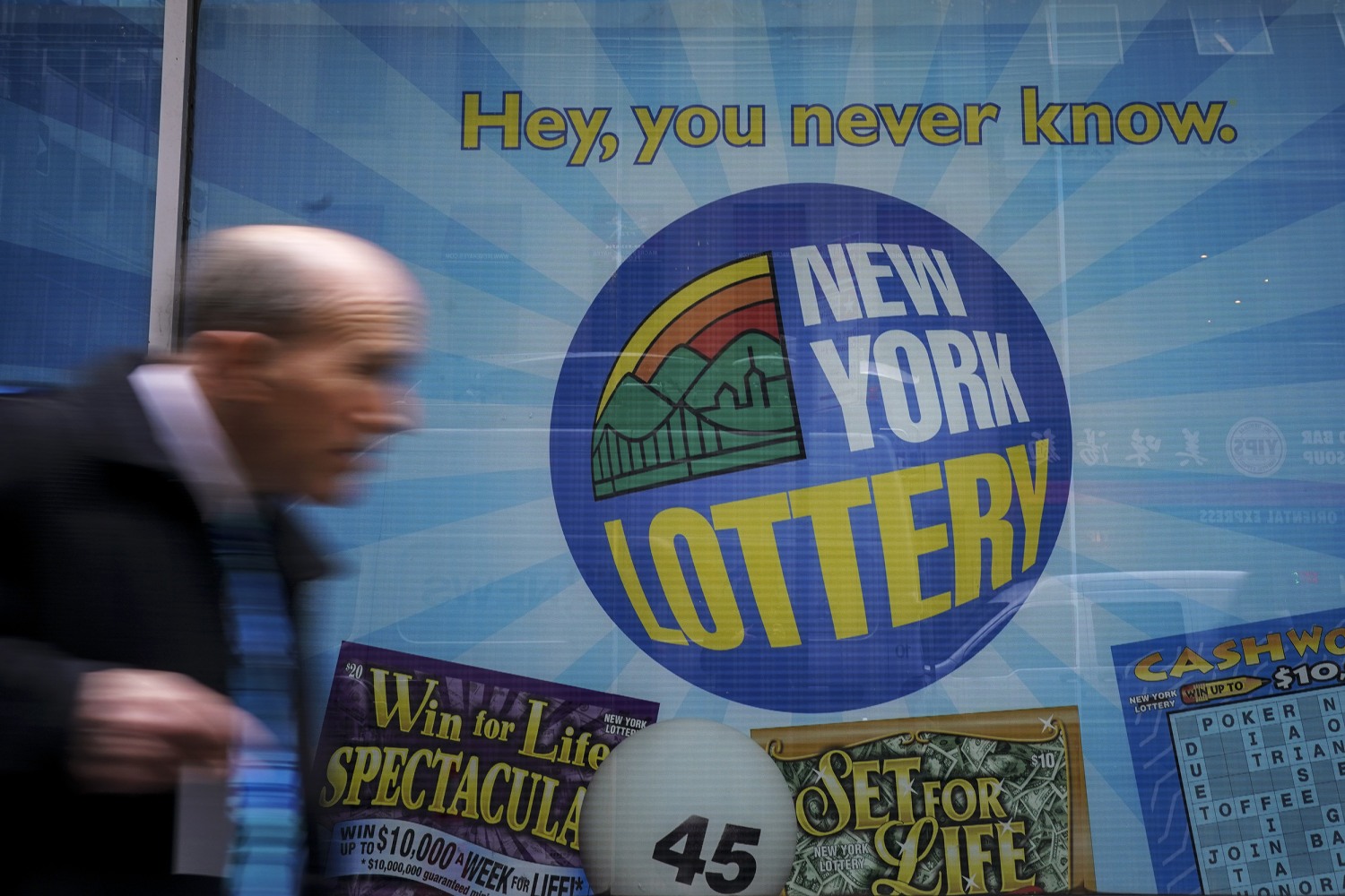 New York man wins $10 million lottery prize — again