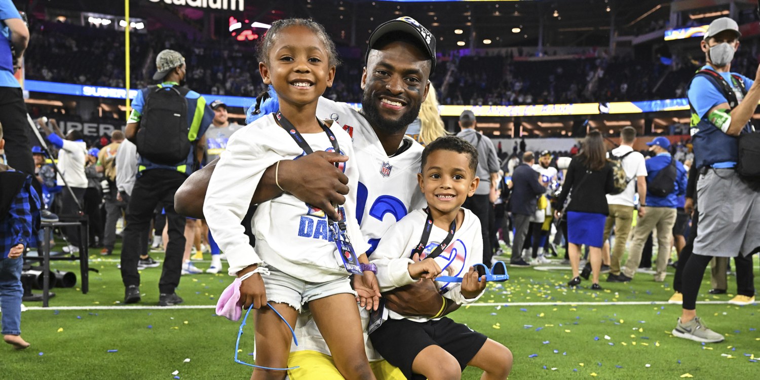 Watch Van Jefferson's Son, Born After Super Bowl Win, Greet Dad in Adorable  Moment on NFL Field