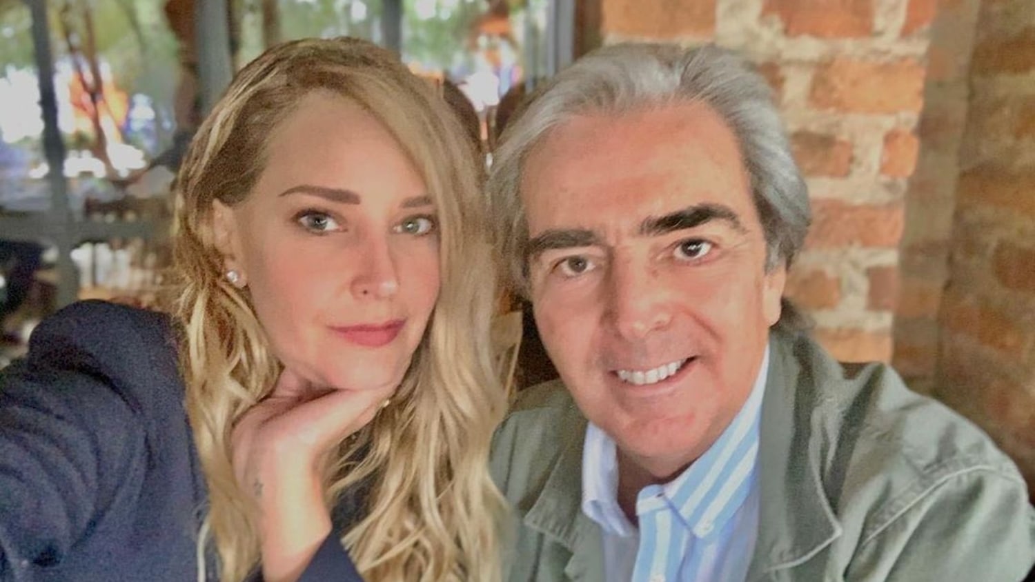 Lorenzo Lazo, viudo de Edith González, celebró dos años de amor con su novia