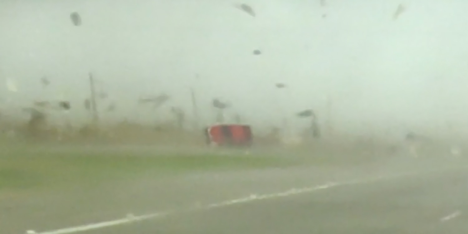 New truck for Texas teen whose car got tipped and spun by tornado