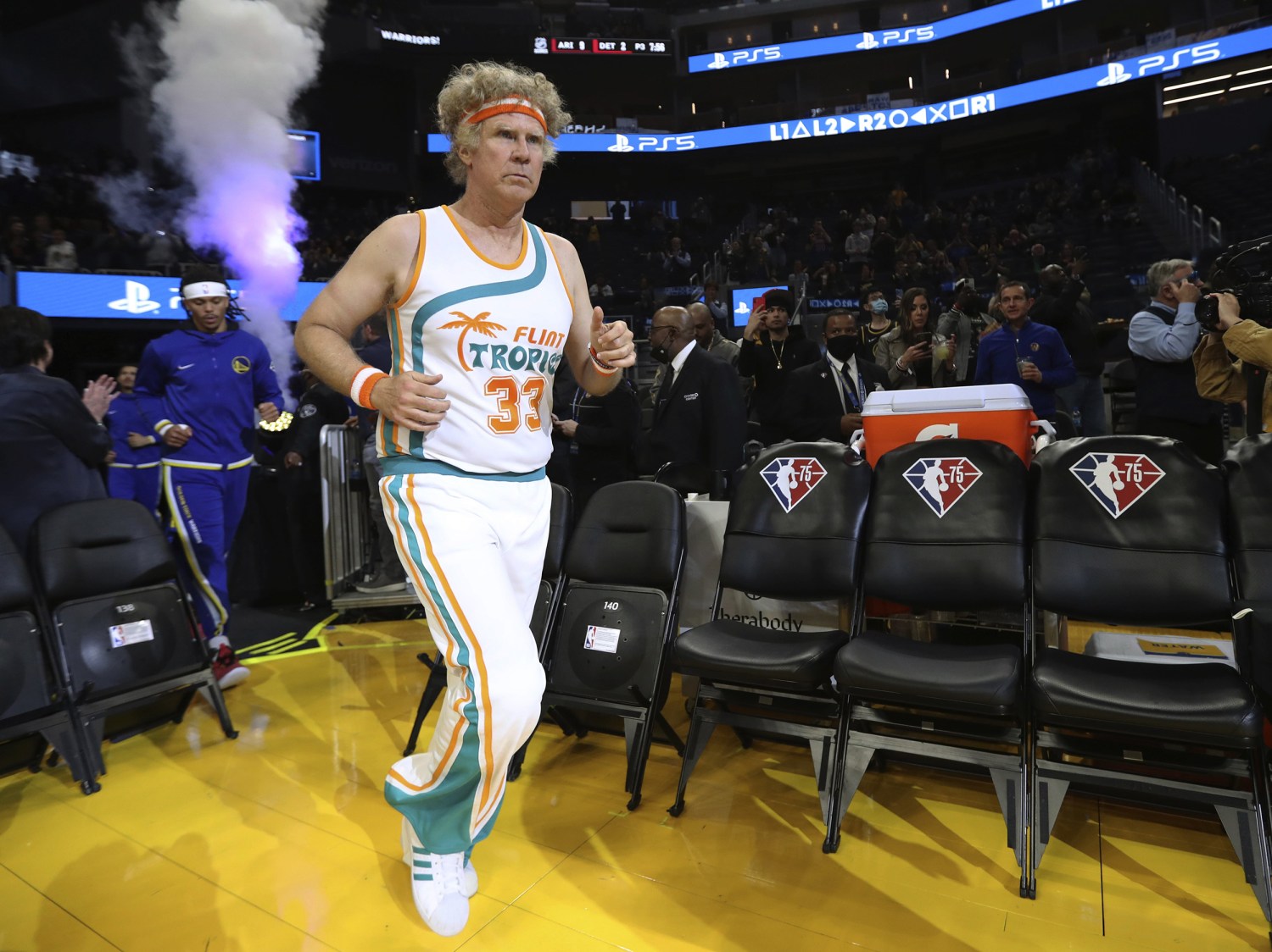Will Ferrell Is the Real MVP for Surprise Appearance at Warriors Game