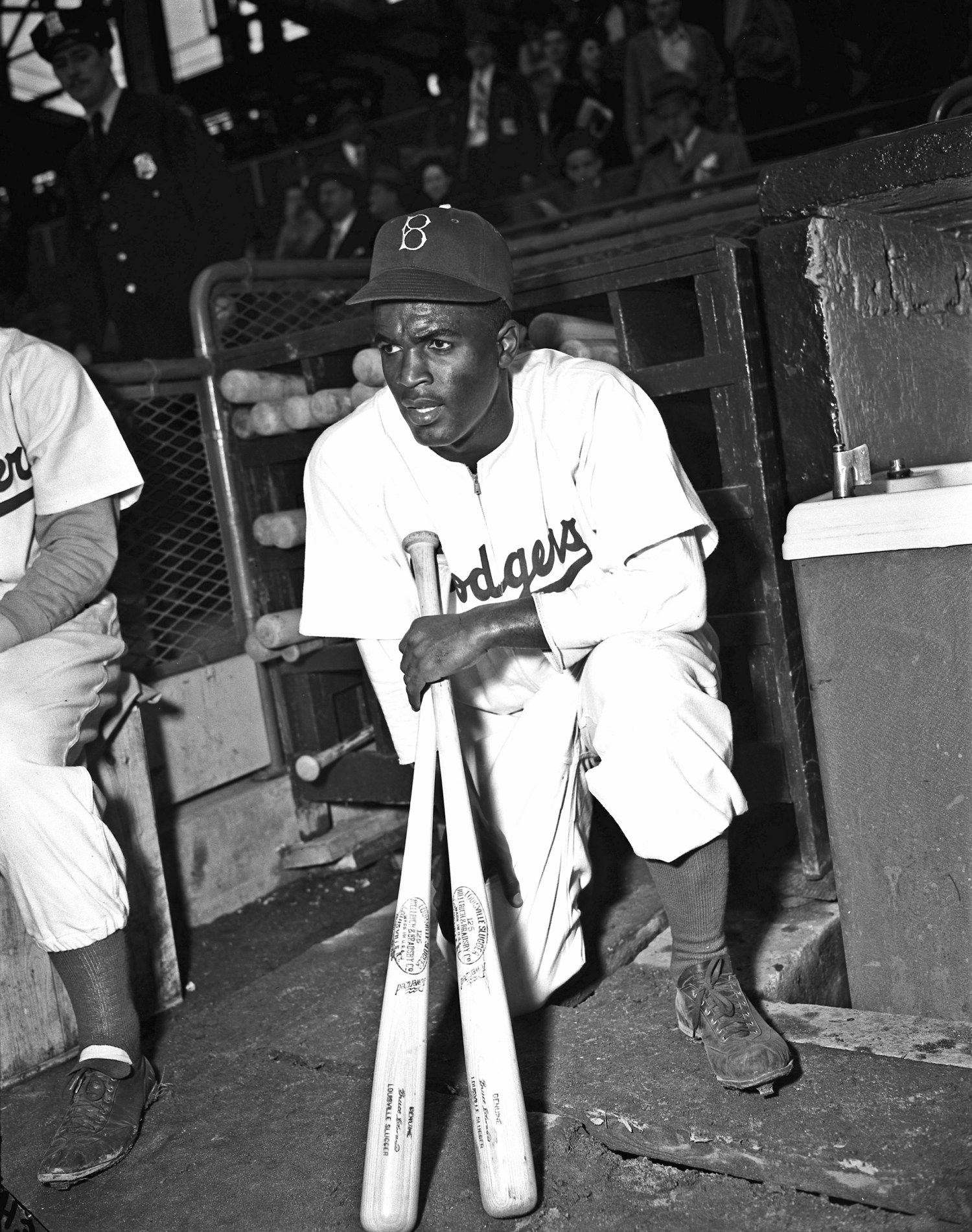 Jackie Robinson's first Major League contract with the Brooklyn Dodgers is  up for auction