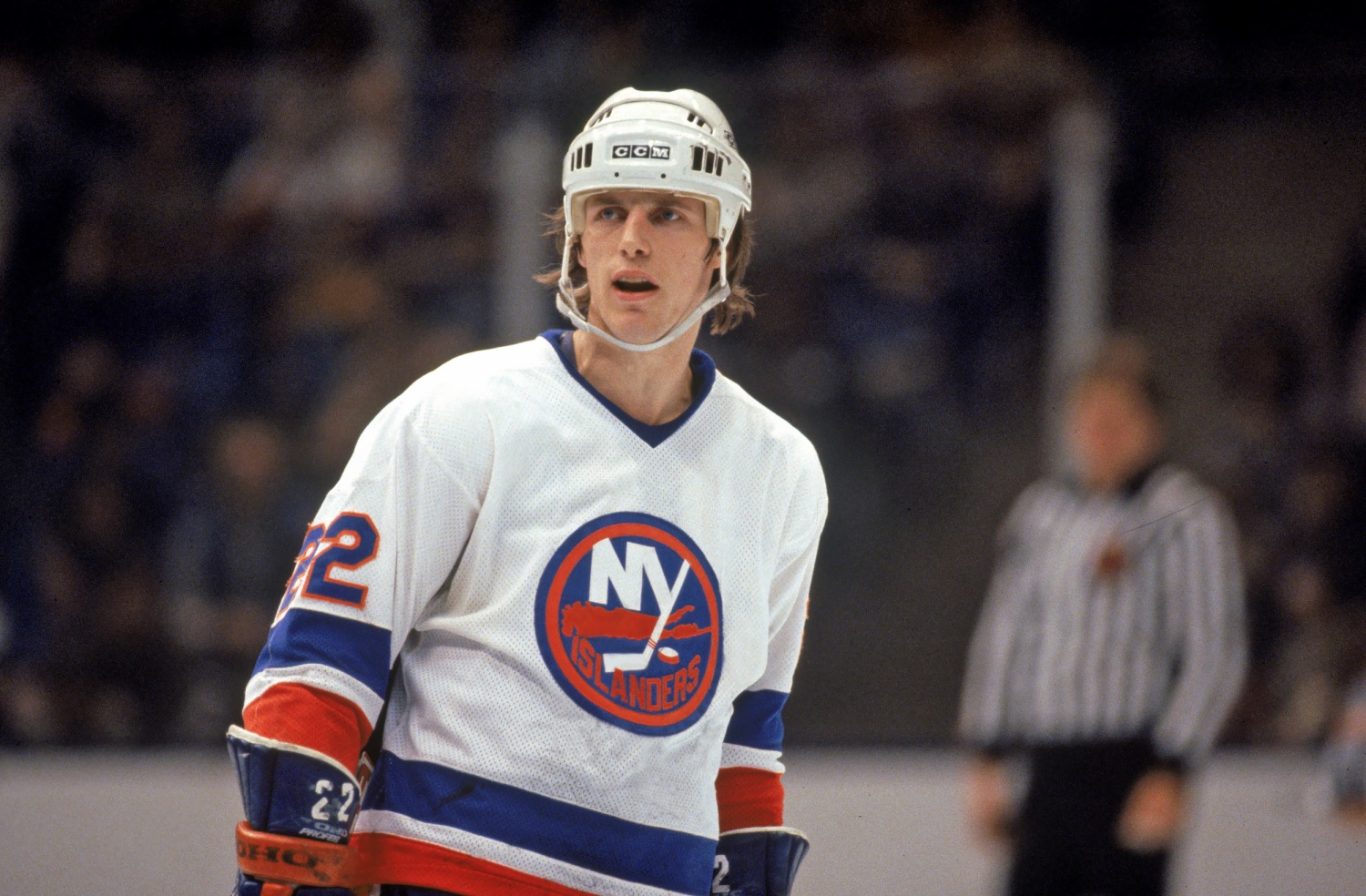 New York Islanders #22 Mike Bossy Orange All-Star CCM Throwback