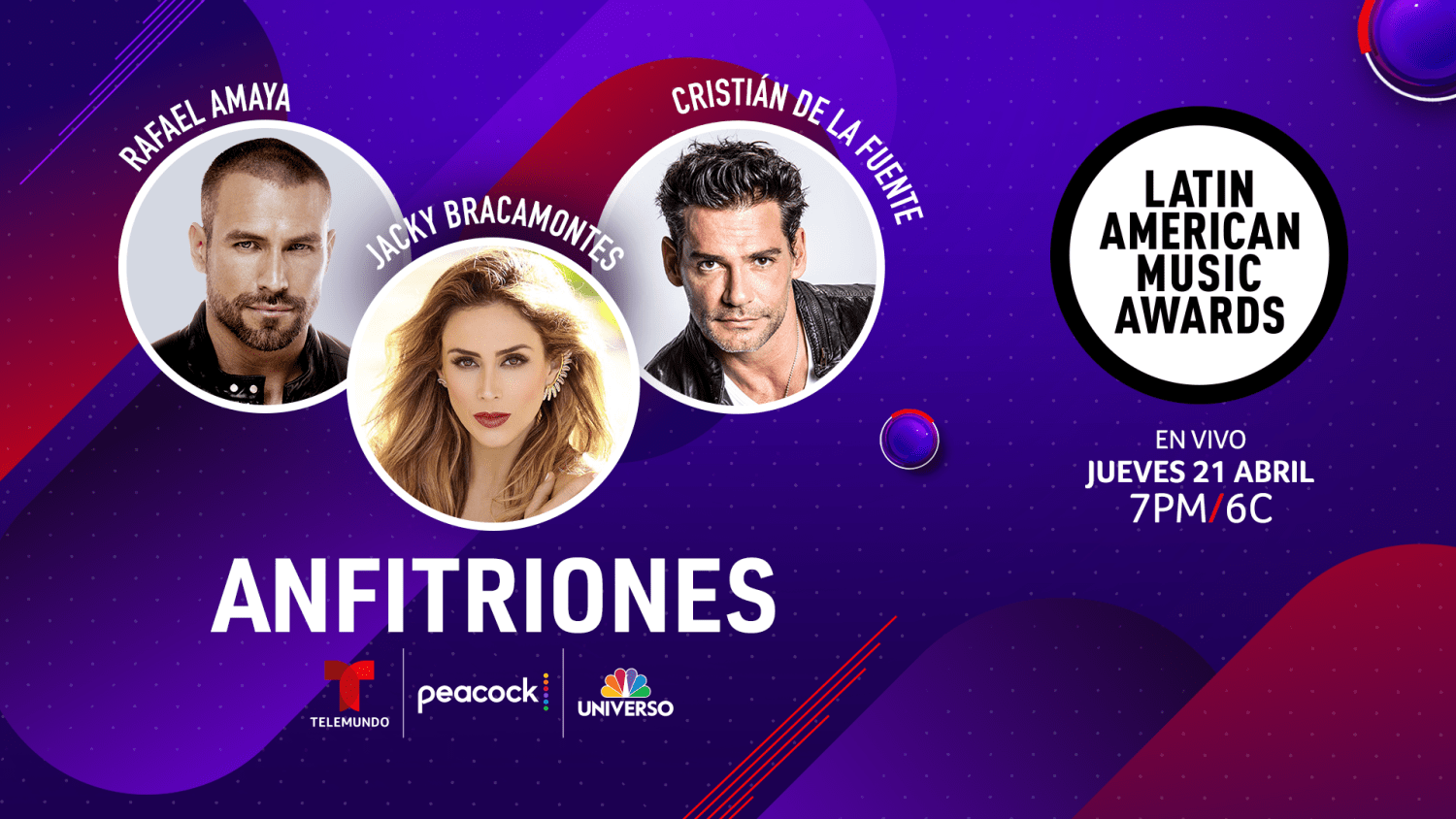 Who are the hosts of the Latin American Music Awards 2022