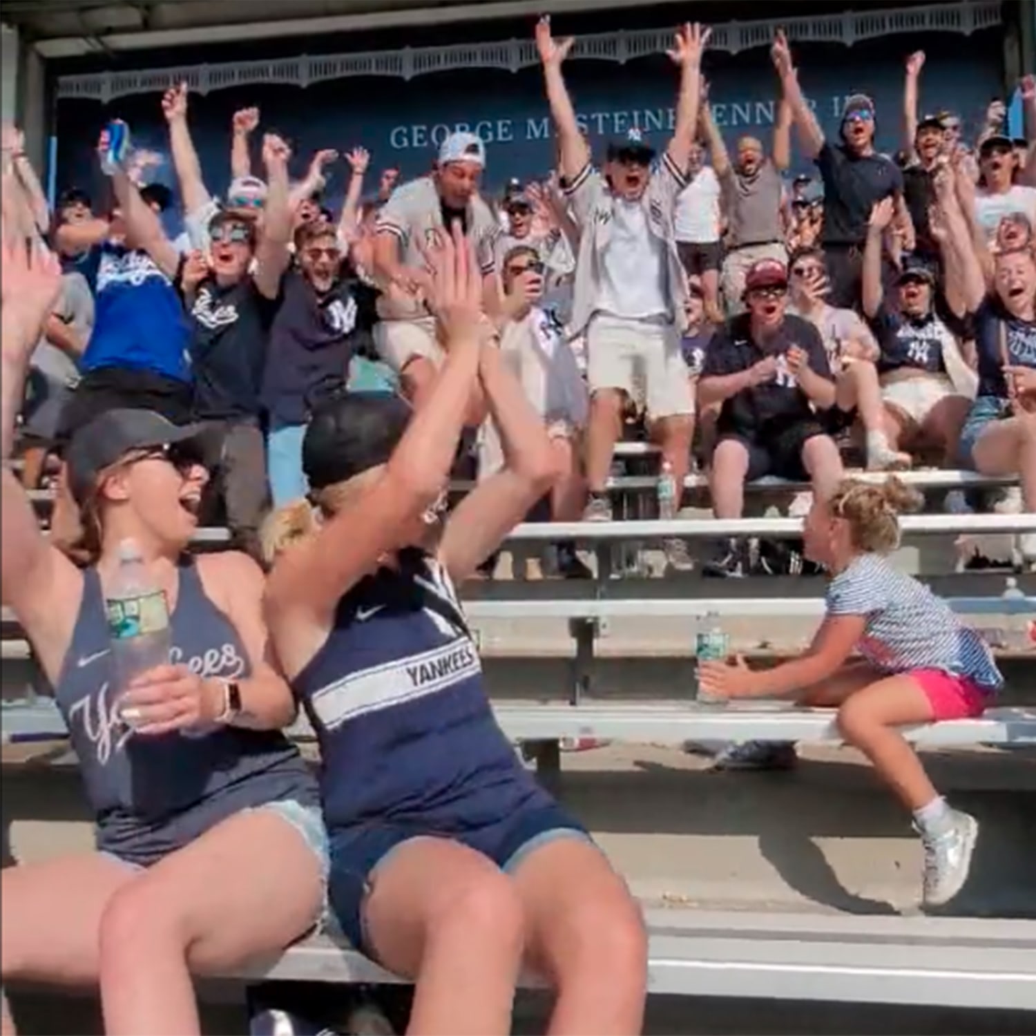 Young Yankees Fan Makes Crowd Erupt By Nailing Water Bottle Flip