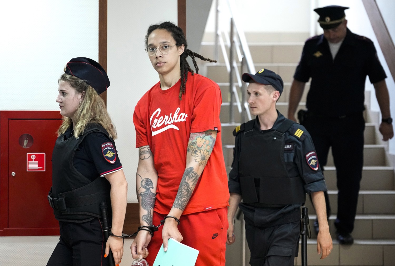 Video Shows Brittney Griner Leaving Russian Custody - The New York Times