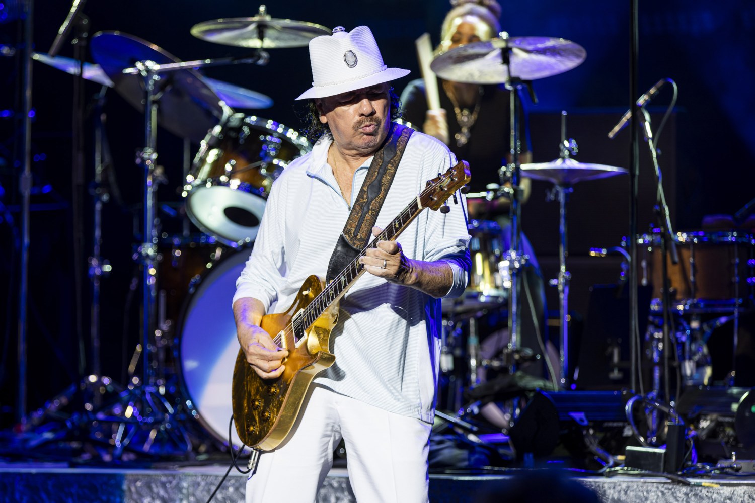 Rock icon Carlos Santana postpones six tour dates after collapsing on stage