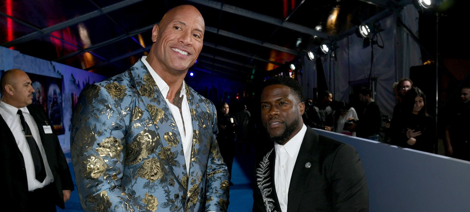 CapCut_the rock and kevin hart get out my video