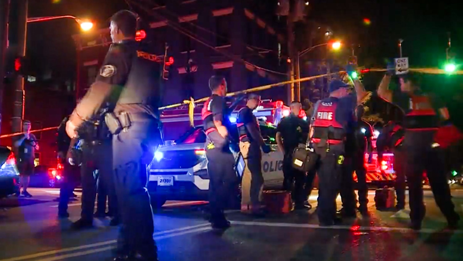 Cincinnati police honor Boston-area officer who was shot wearing Reds jersey