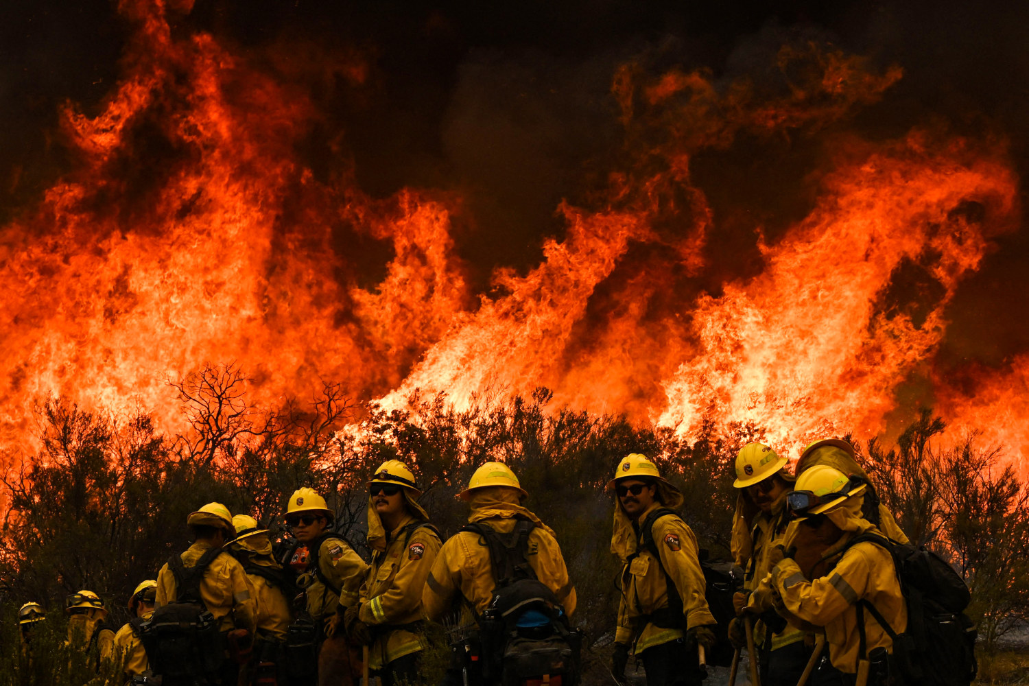 Firefighters battle 11 major California wildfires, including Mosquito and  Fairview