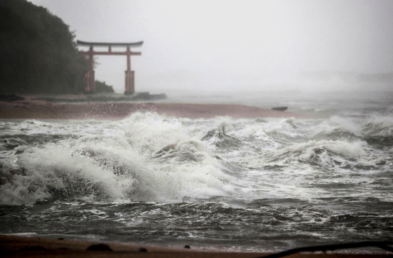 Powerful typhoon pounds southern Japan as thousands are evacuated