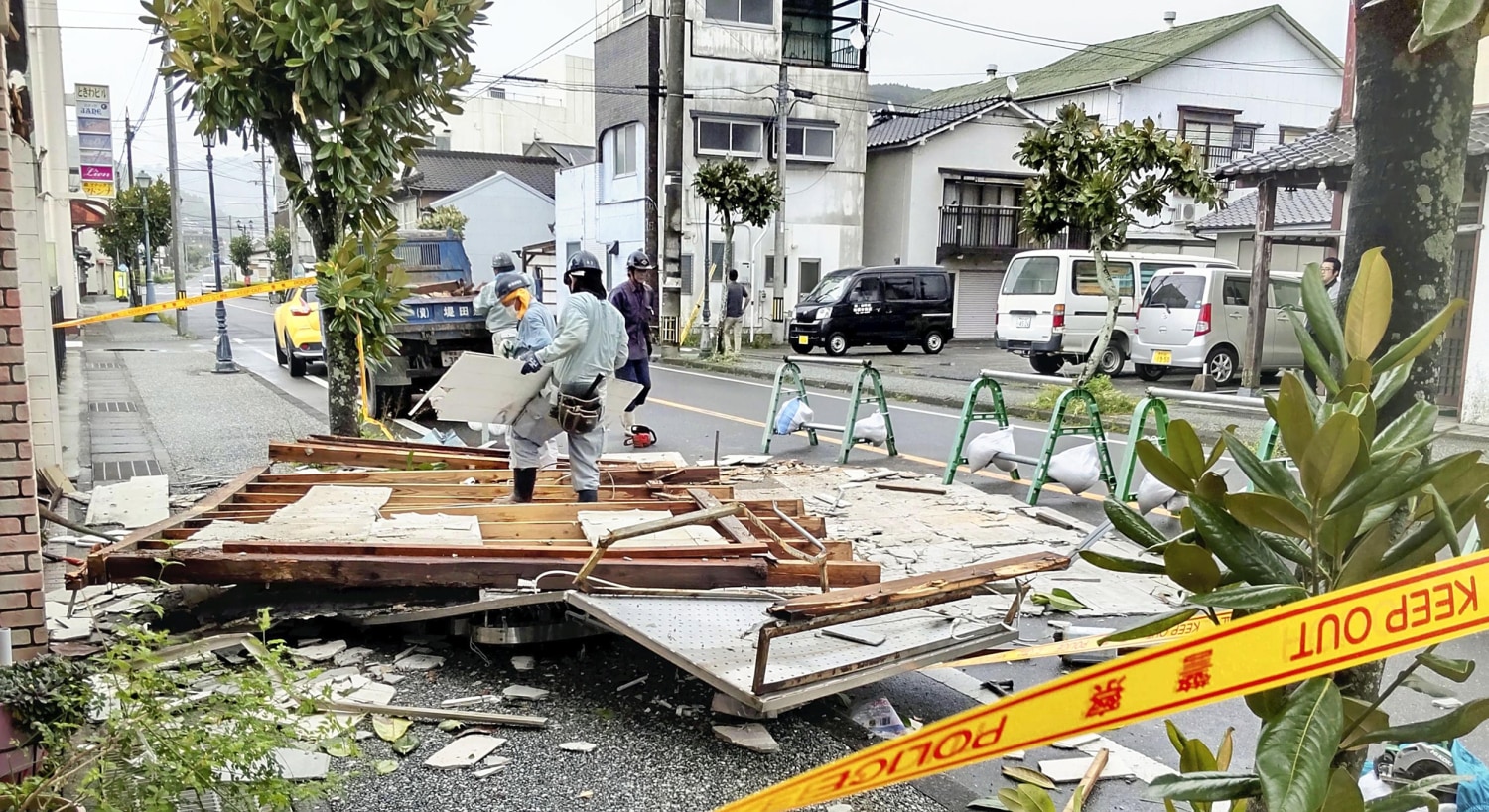 2 killed as Typhoon Nanmadol batters Japan with record rain