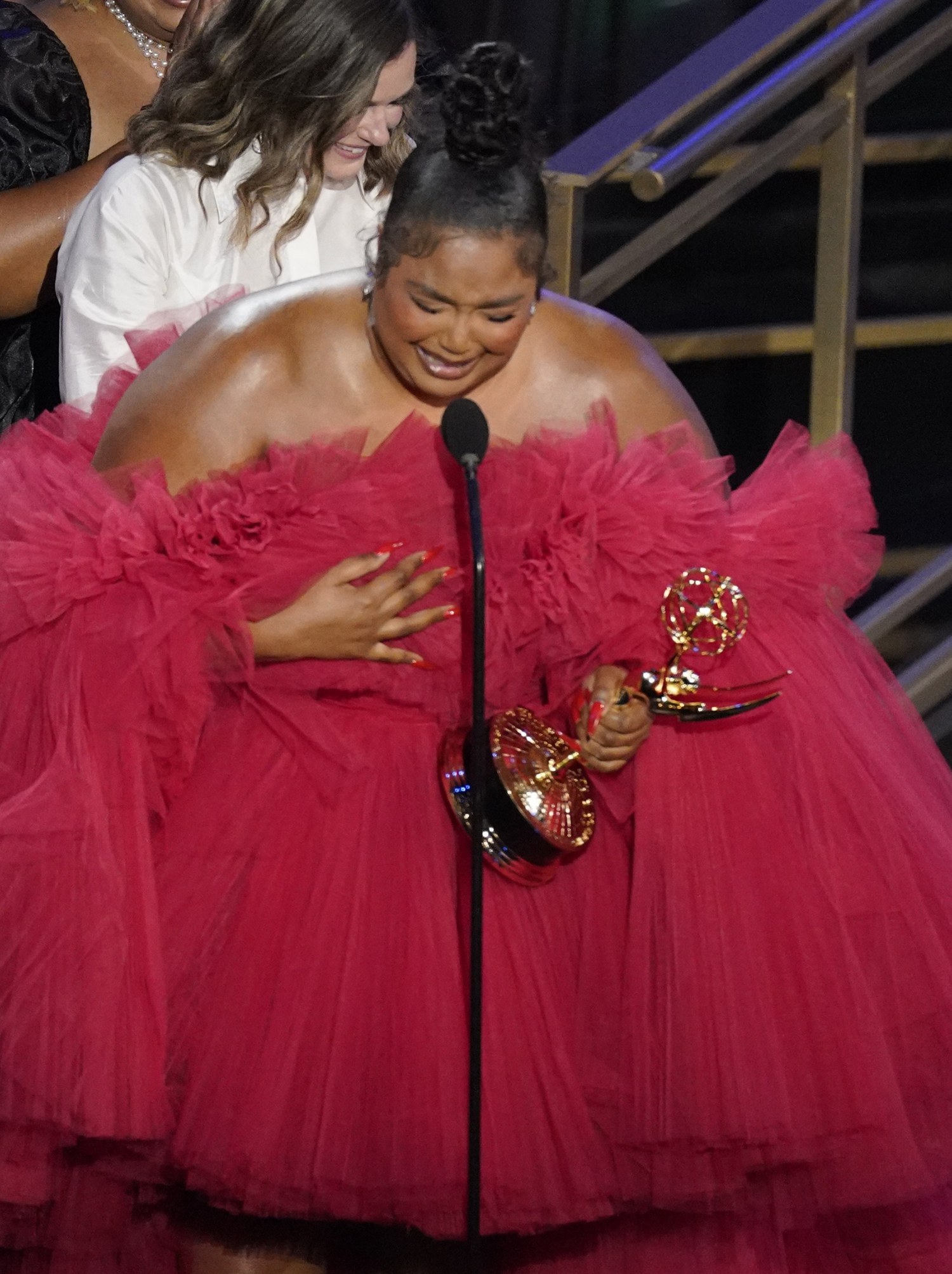 Lizzo Gets Emotional in 2022 Emmys Speech