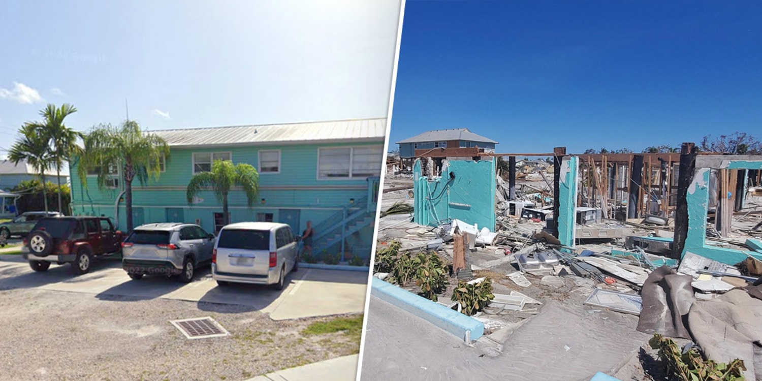 Hurricane Ian swept away a motel with 8 image
