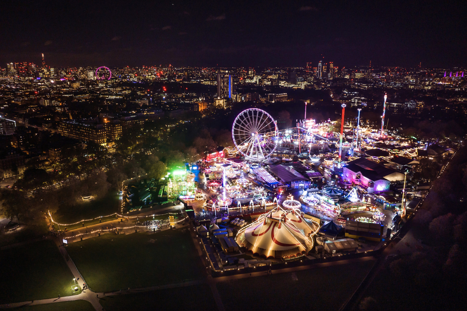 Two boys rescued after bungee ride malfunction at London winter