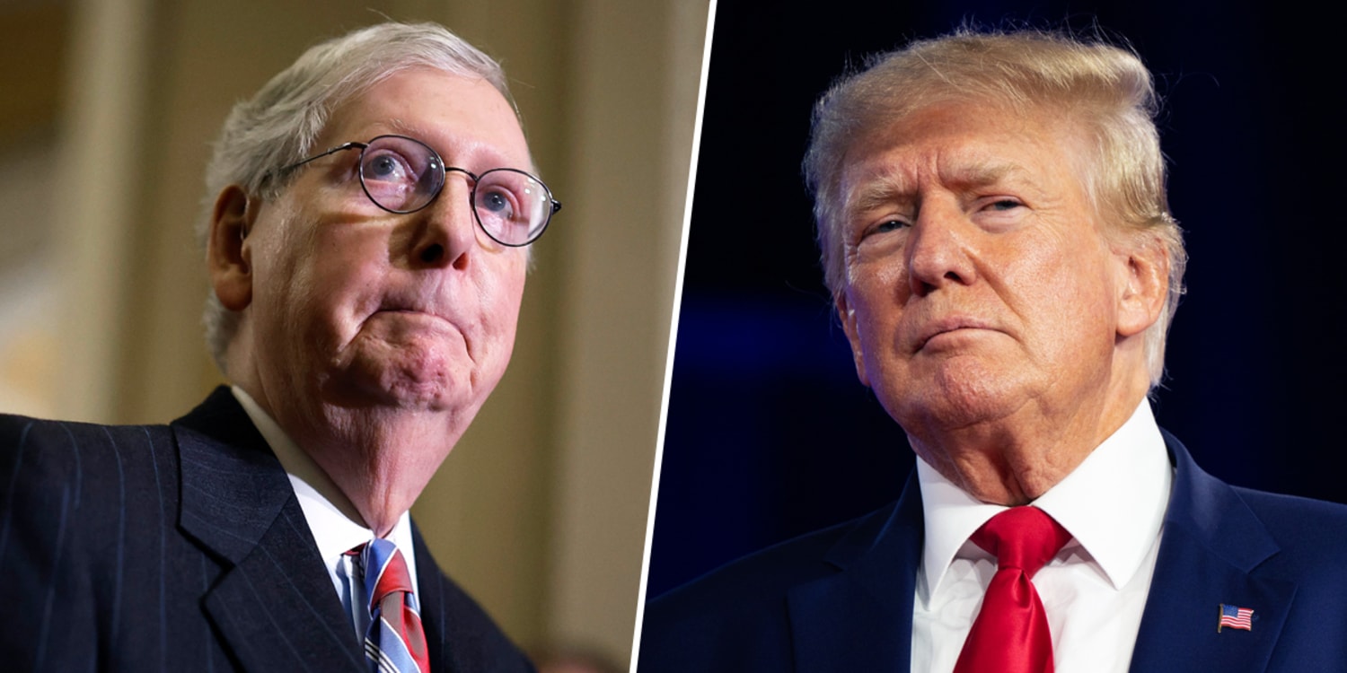 McConnell calls out 'diminished' Trump, vows not to bow to his candidates  in 2024