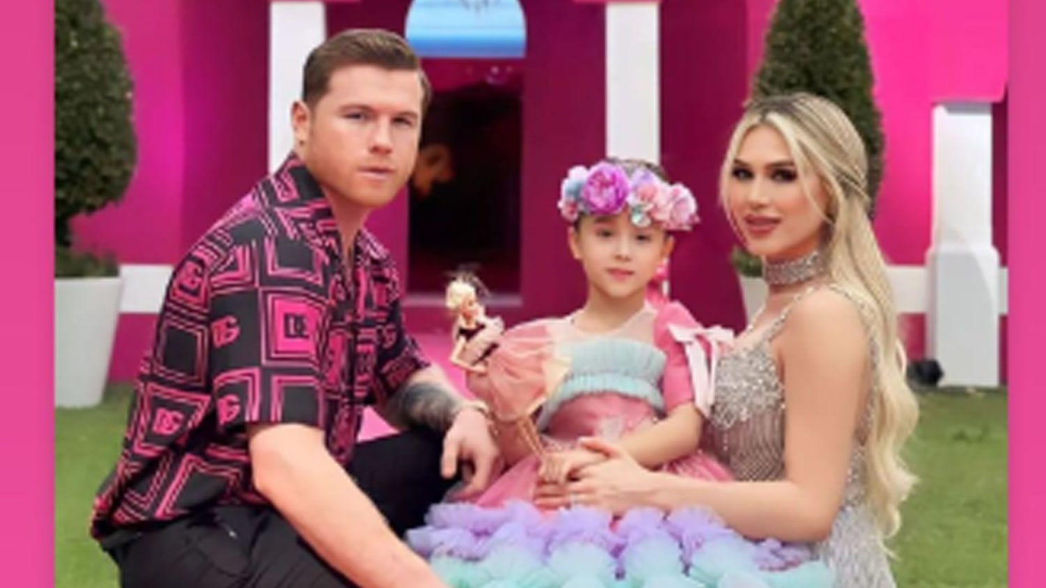 Canelo' celebró el cumple 5 de su hija menor con fiesta de Barbie