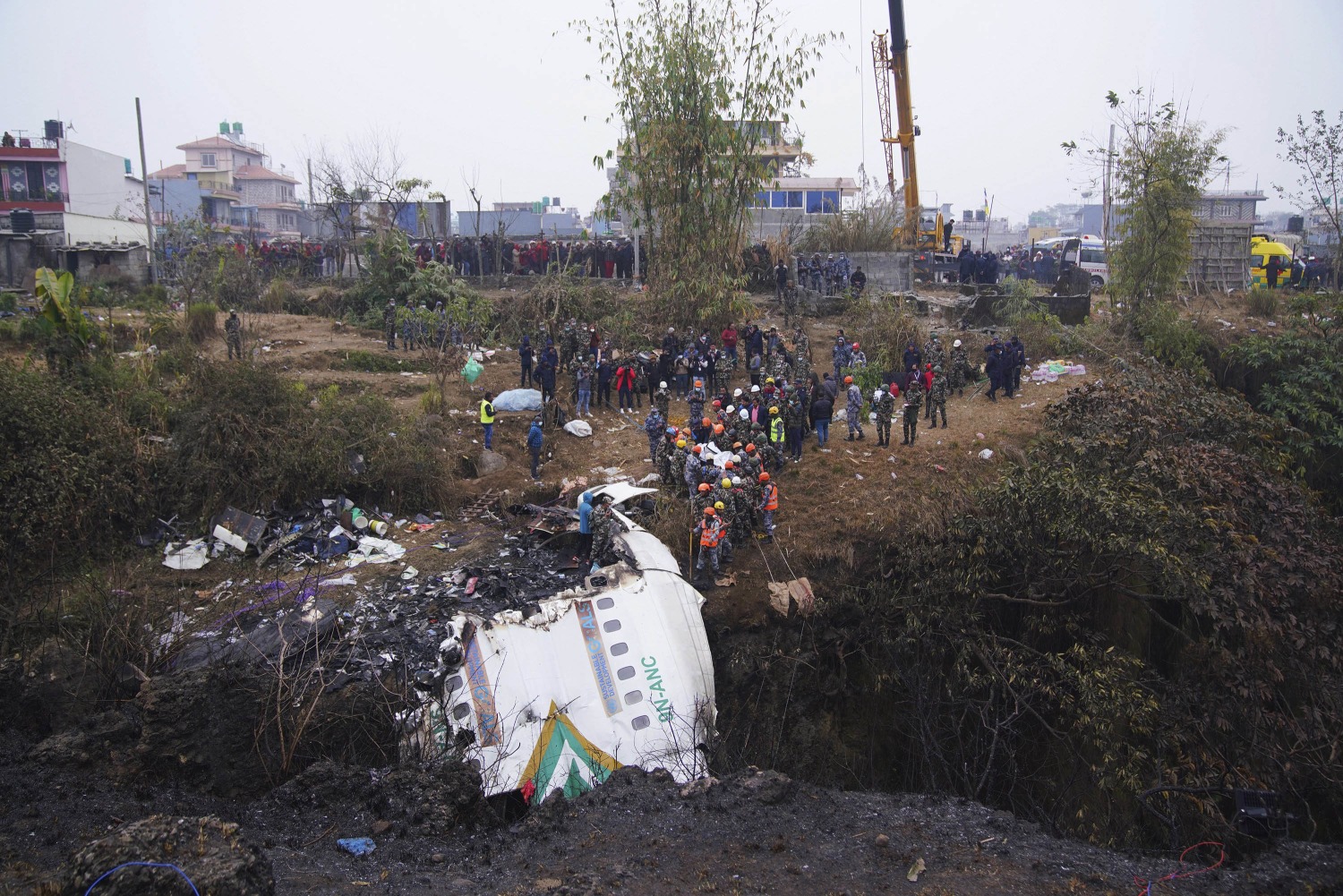 Moments before Nepal flight crash Jan 2023 caught during a Live