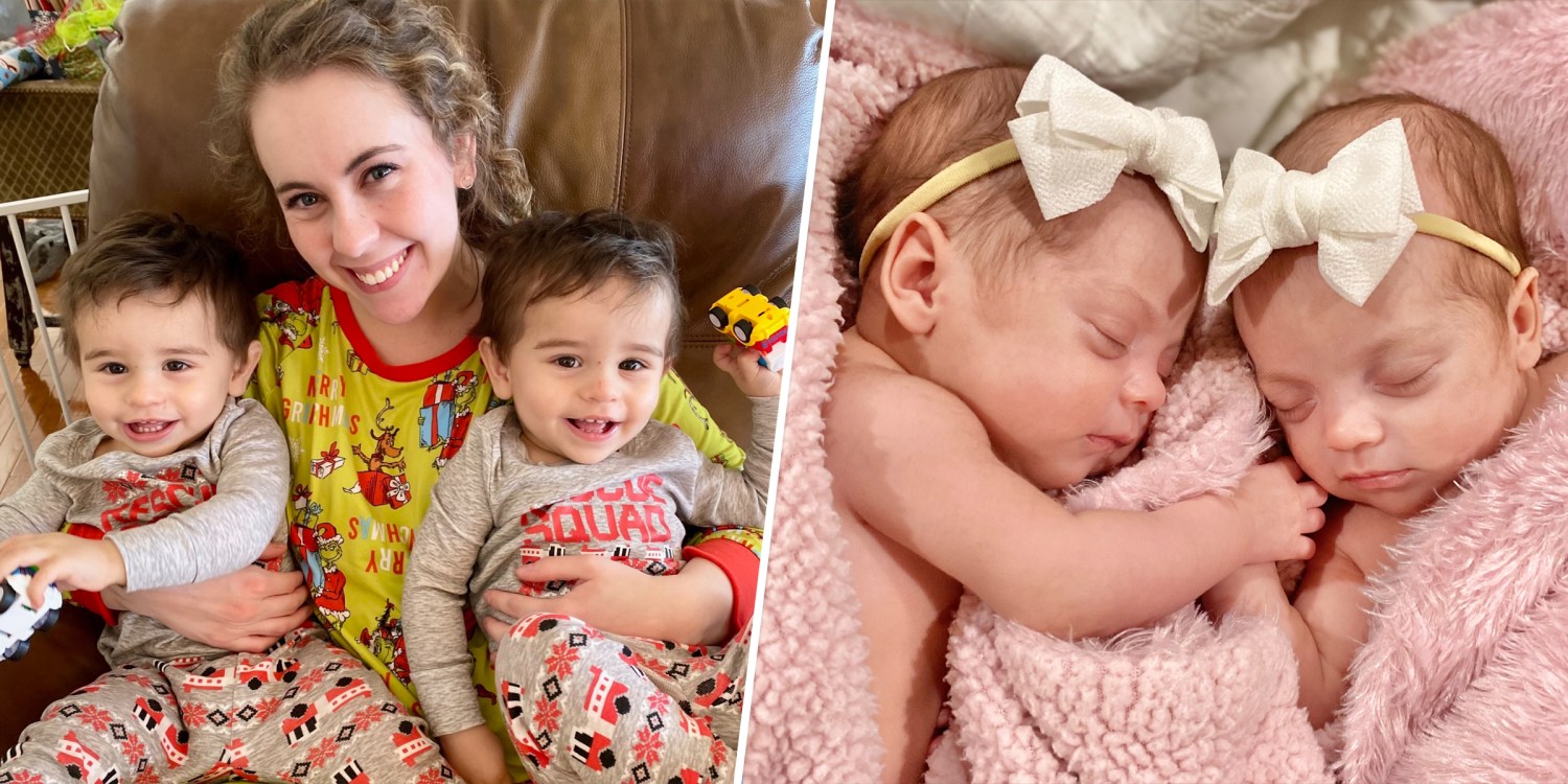 Cute Identical Twin Girls