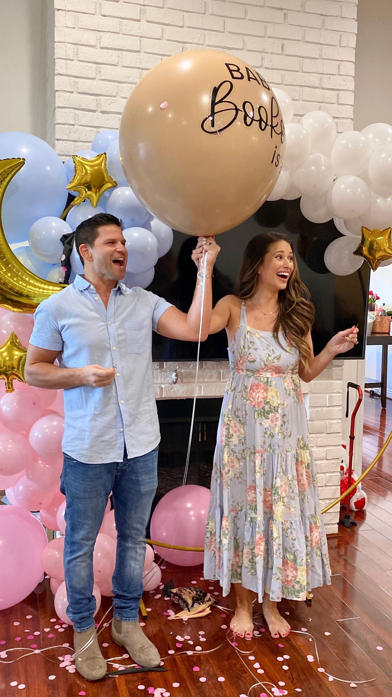 Former Miss USA Shocks Family With Good News At Gender Reveal