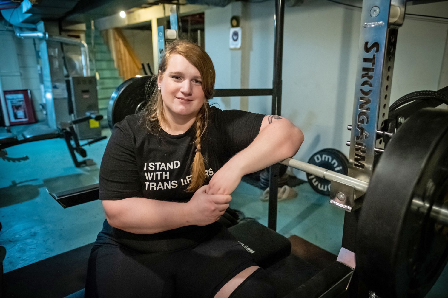 400 pound man who identifies as and competes as a woman insults women's  powerlifting. You can't make this up.