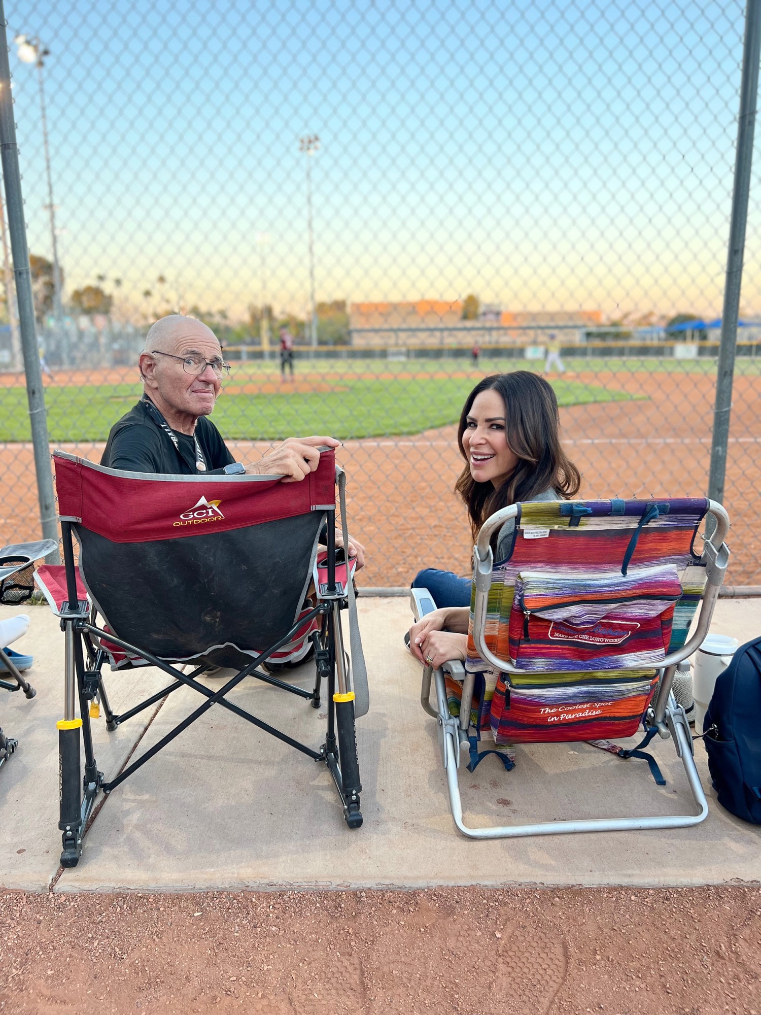 Gci outdoor maroon 2024 roadtrip rocker folding chair