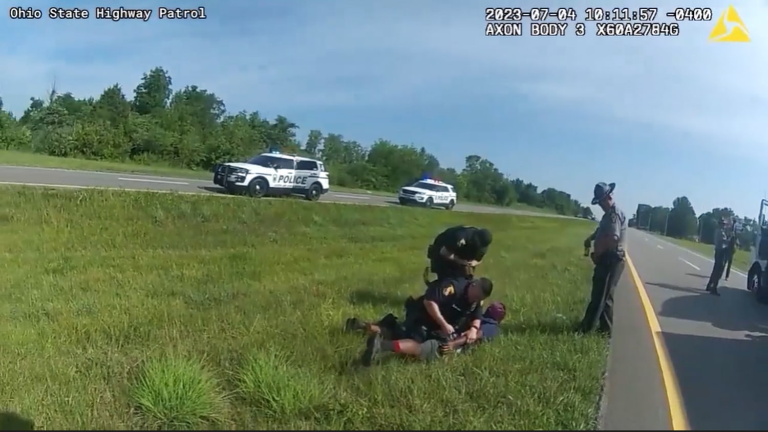 Ohio officer who sicced police dog on Black man defends himself on body cam  video