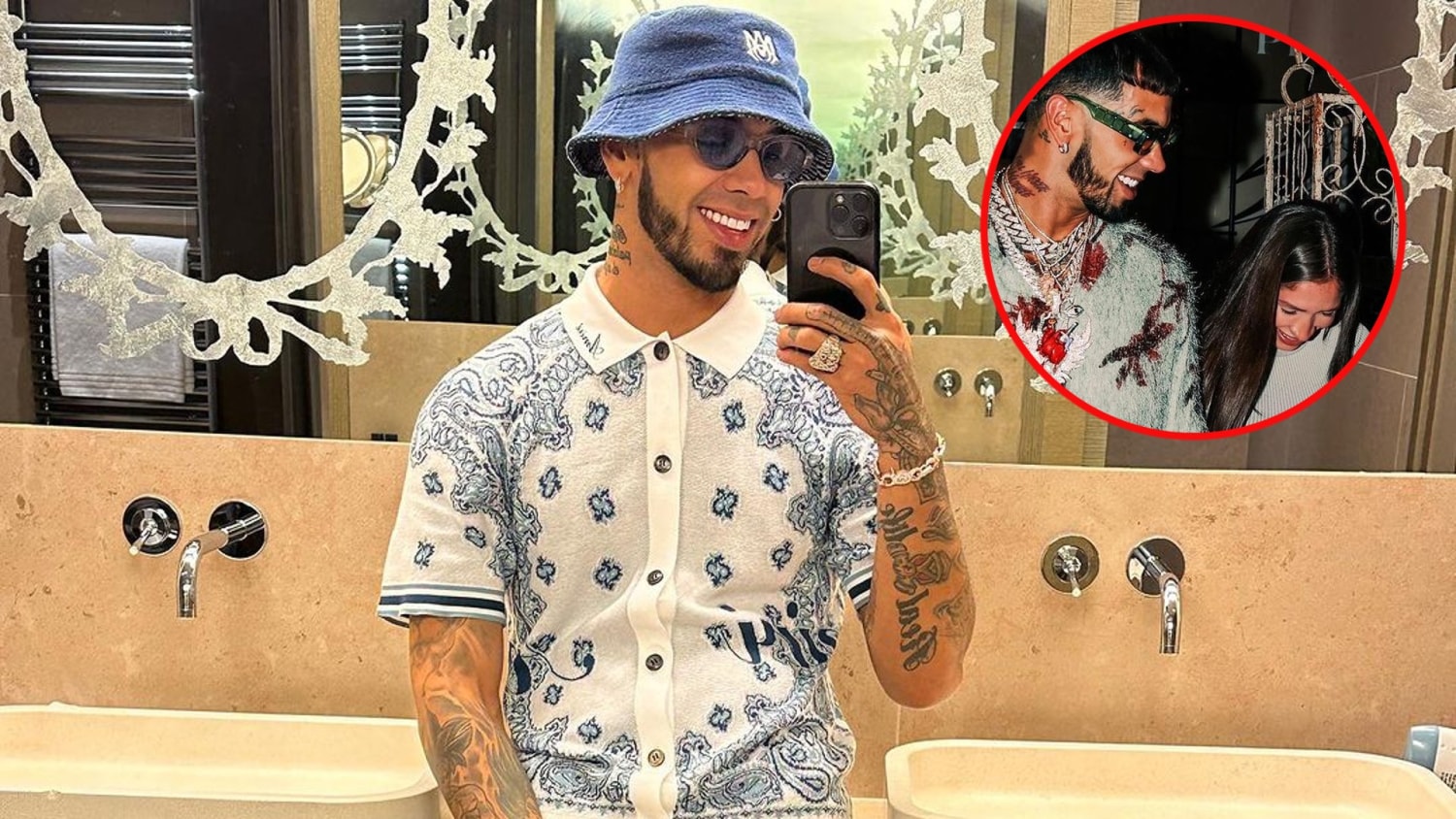 Anuel confirma su relación con Laury Saavedra con romántica foto