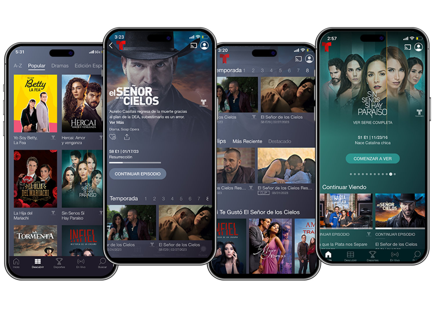 Telemundo App: Tu streaming app para series, novelas, TV en vivo