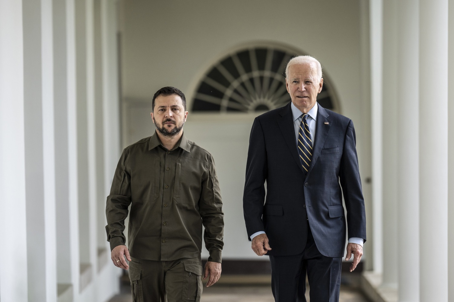 Biden and Zelensky put their united front on display after historic White  House meeting, News