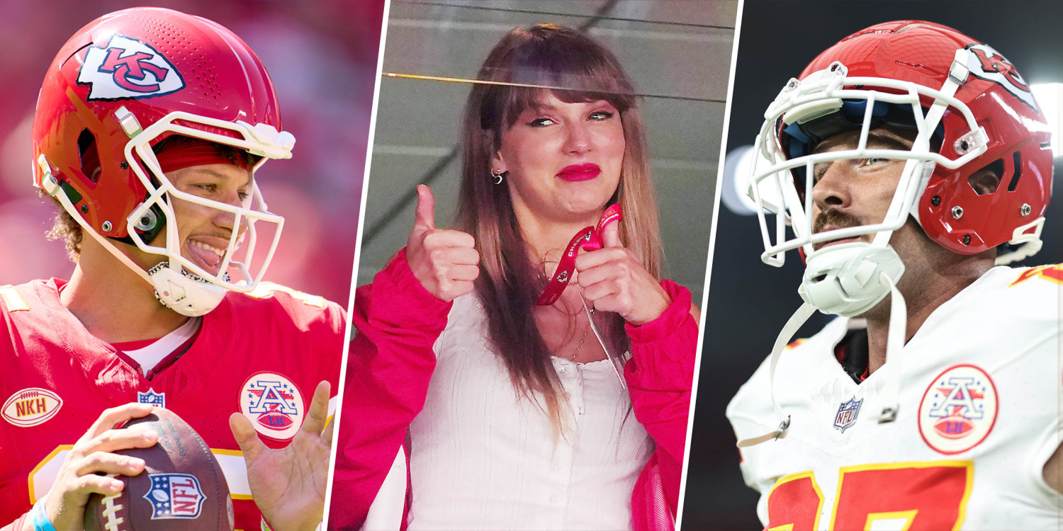 Chiefs' Patrick Mahomes Has Hilarious Comments About Travis Kelce, Taylor  Swift