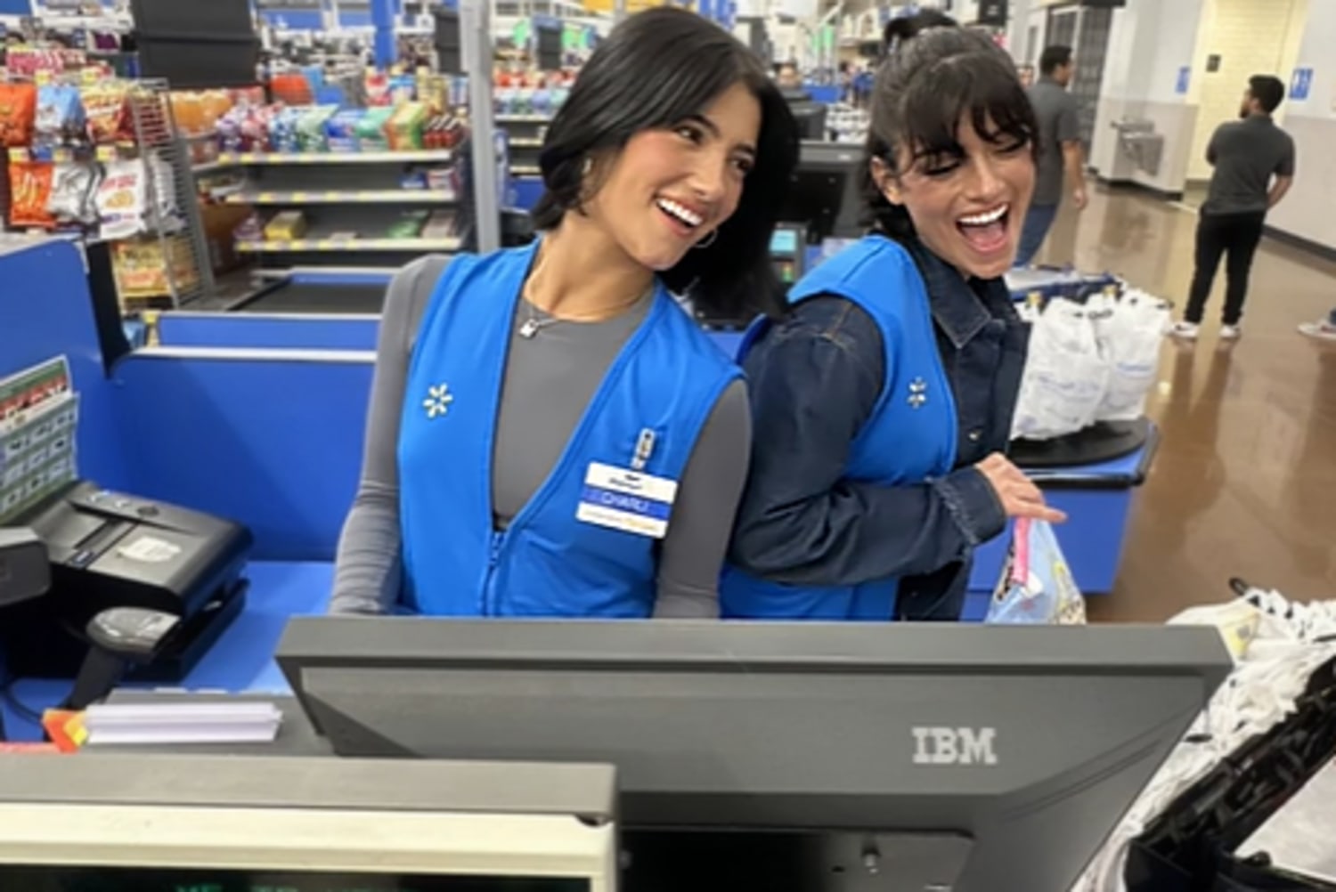 Charli D'Amelio gets called out for 'cosplaying' as a Walmart cashier