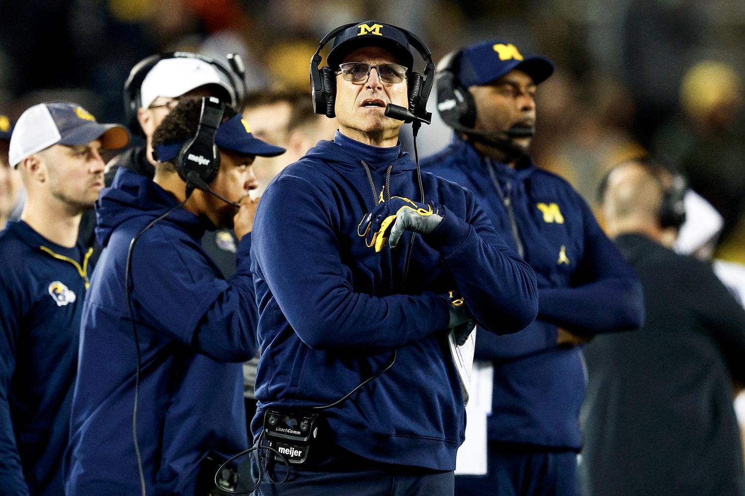 Michigan football coach Jim Harbaugh suspended from team's last 3 games,  Big Ten announces