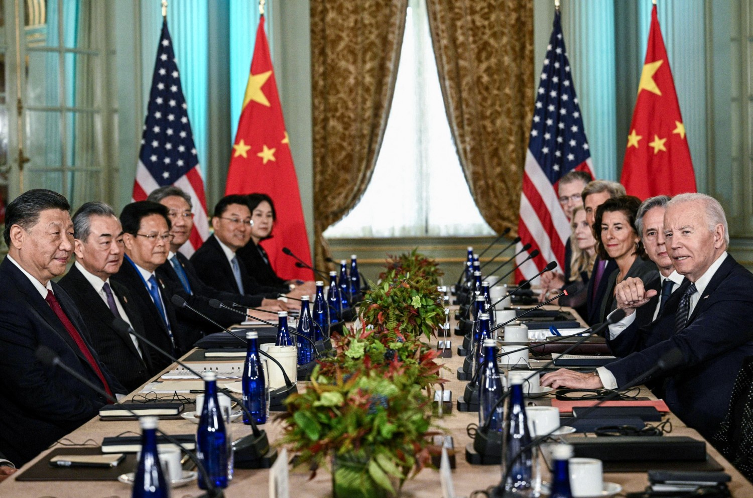 Biden and Jinping meeting : APEC meeting - South block digital 