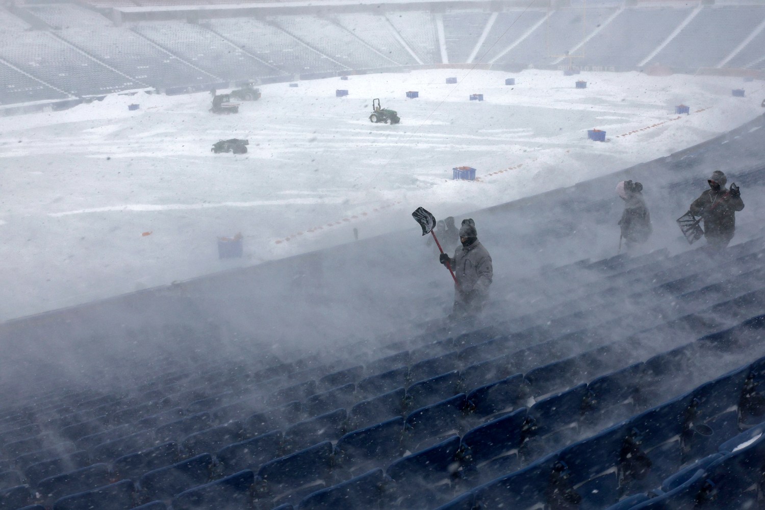 Armed with snow shovels, 'Bills Mafia' comes to NFL team's rescue