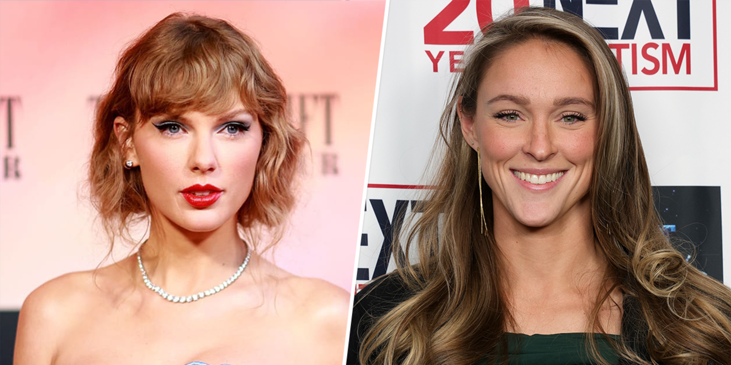 Taylor Swift Spotted with Jason Kelce, Kylie Kelce at Chiefs-Bills Game