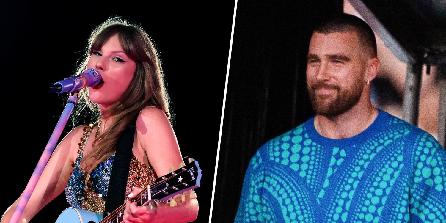 Travis Kelce attending a music event in the current year