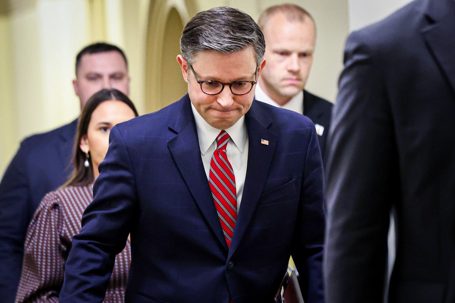 Republicans take a tough vote on funding and face a motion to oust Speaker Mike Johnson