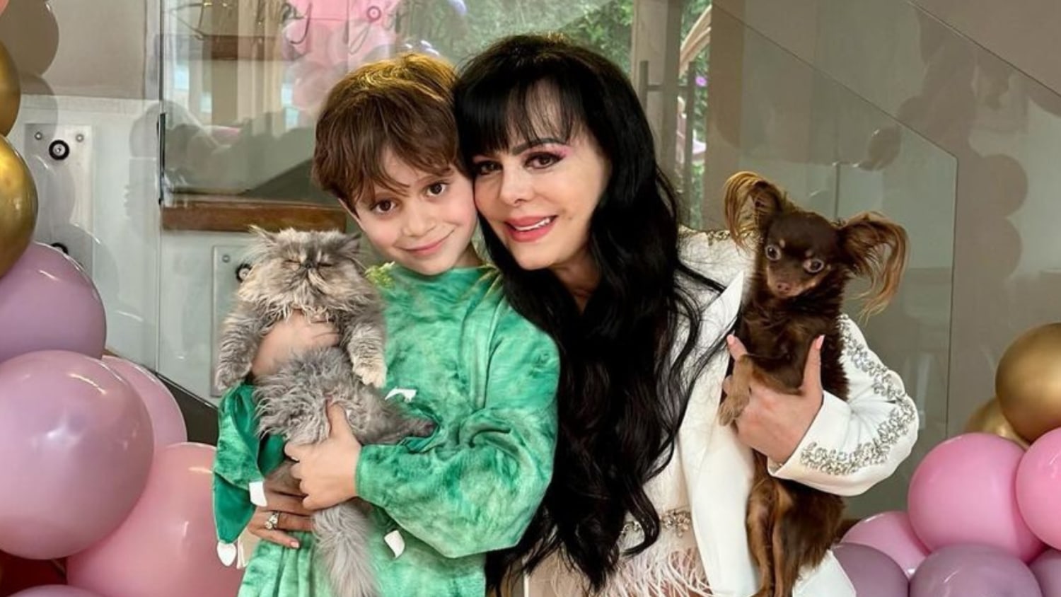 Maribel Guardia celebró sus 65 años cobijada por el amor de su nieto