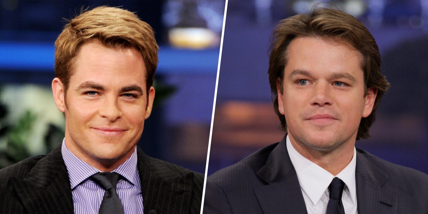 Chris Pine recalls the time he was mistaken for Matt Damon — and went along  with it