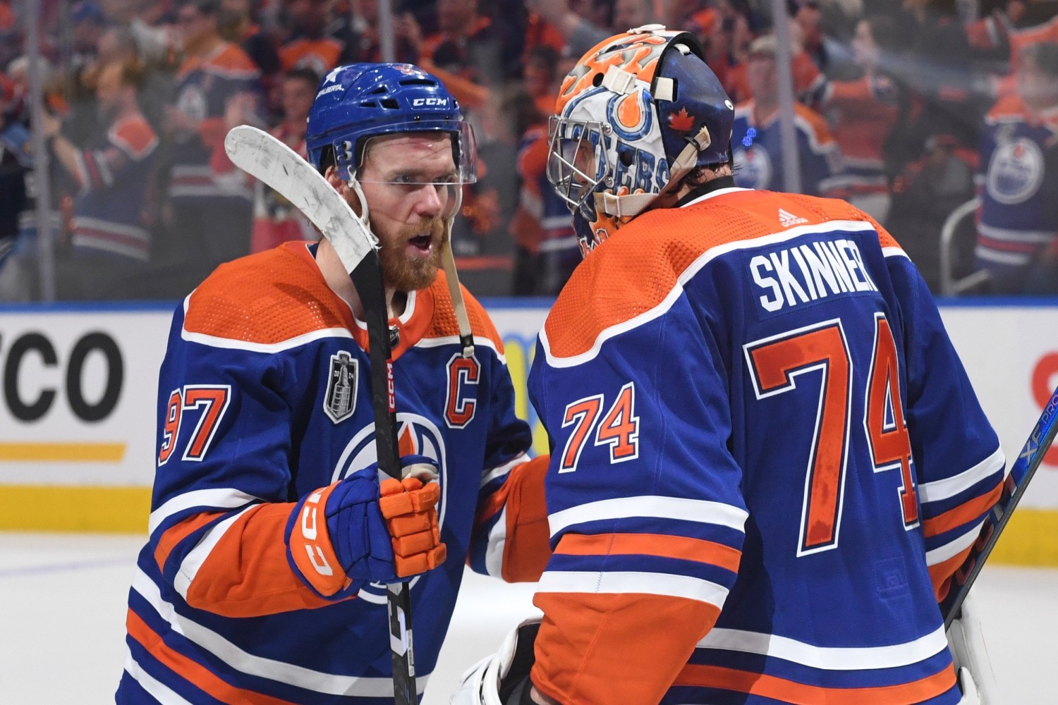 Oilers beat the Panthers 8-1 in Game 4 to avoid being swept in the Stanley  Cup Final